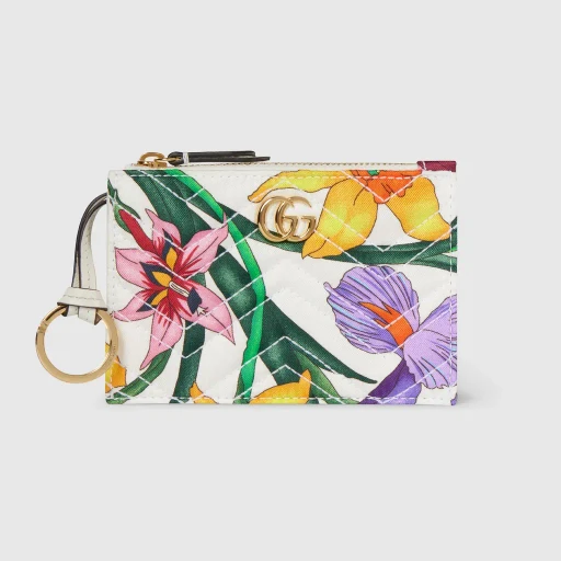 Gg Marmont Zip Key Pouch