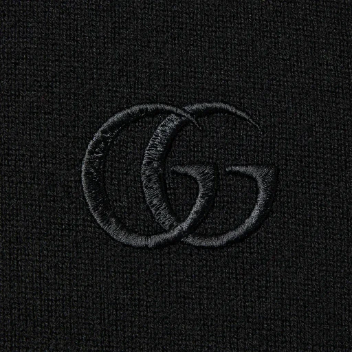 Knit Wool Top With Embroidery