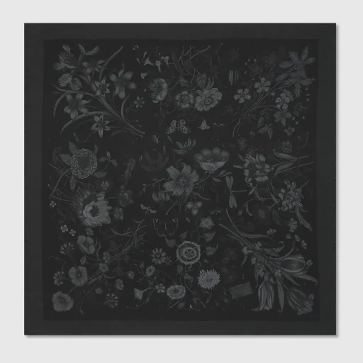 Printed Cotton Silk Pocket Square