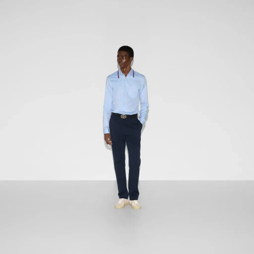 Oxford Cotton Shirt With Web