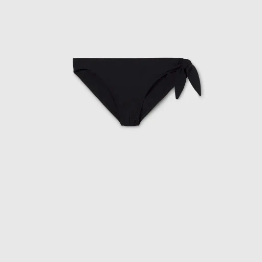 Stretch Jersey Swim Briefs With Knot