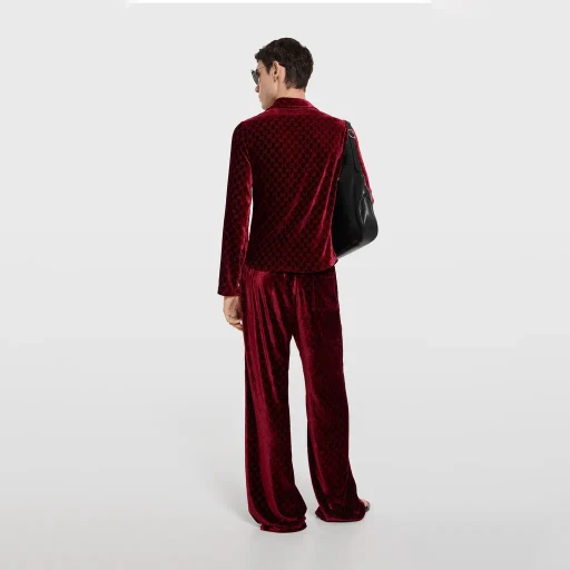 Gg Velvet Devoré Sportswear Pants