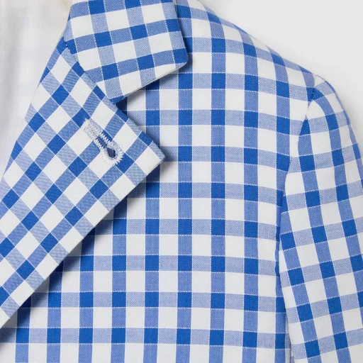 Children's Gingham Cotton Jacket