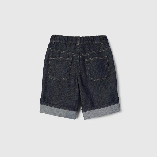 Children's Denim Shorts With Web