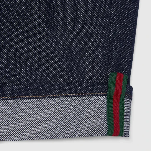 Children's Denim Shorts With Web