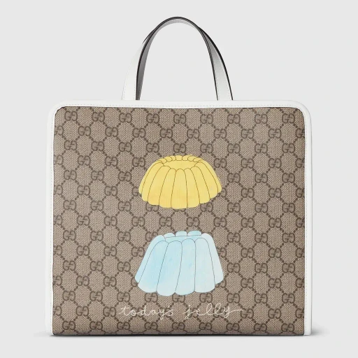 Children's Printed Gg Tote Bag
