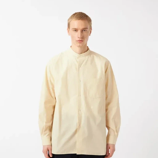 Band Collar Wind Shirt
