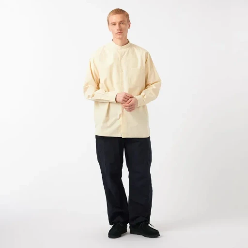 Band Collar Wind Shirt