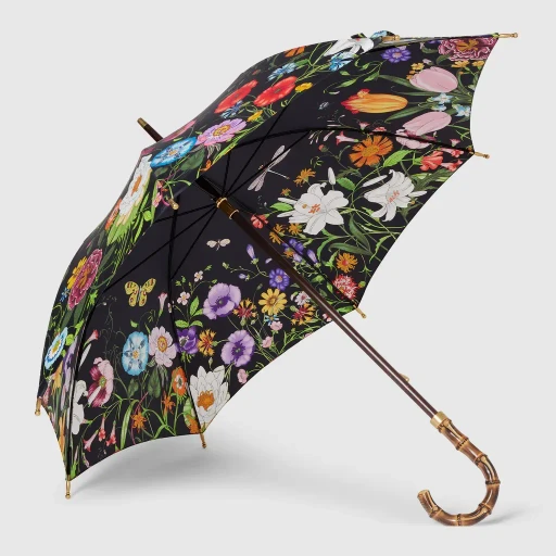 Flora Print Nylon Umbrella