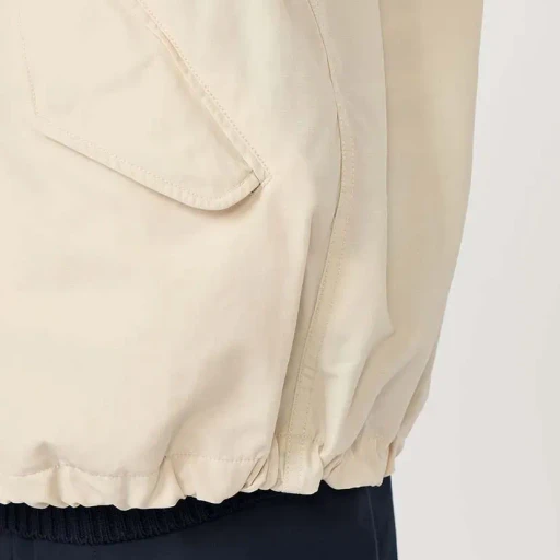 Nylon Twill Hooded Jacket