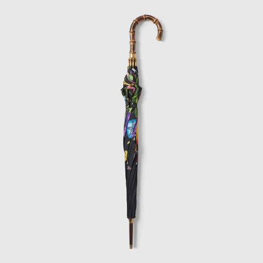 Flora Print Nylon Umbrella
