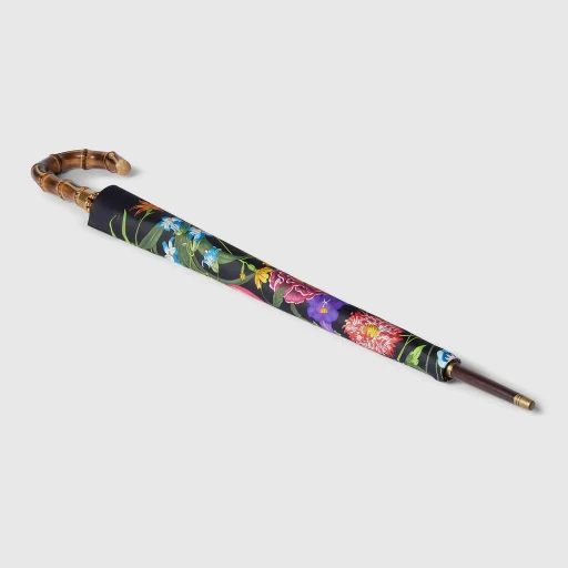 Flora Print Nylon Umbrella