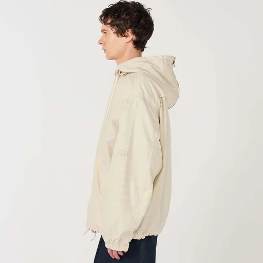 Nylon Twill Hooded Jacket