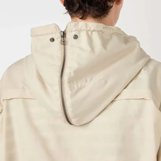Nylon Twill Hooded Jacket