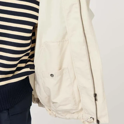 Nylon Twill Hooded Jacket