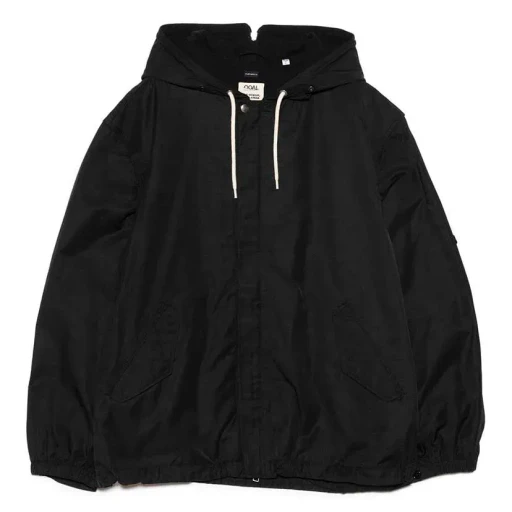 Nylon Twill Hooded Jacket