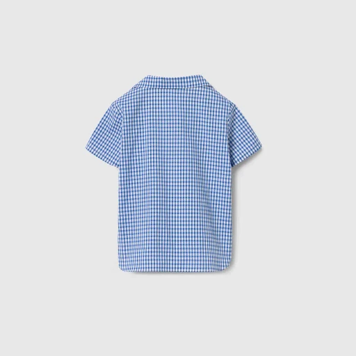 Baby Gingham Cotton Shirt