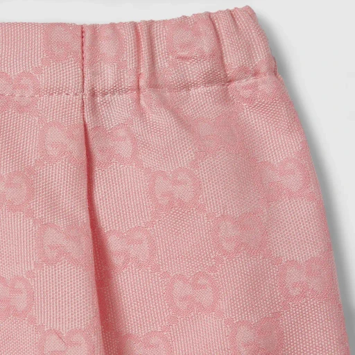 Baby Gg Cotton Jacquard Shorts