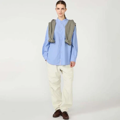 Band Collar Wind Shirt