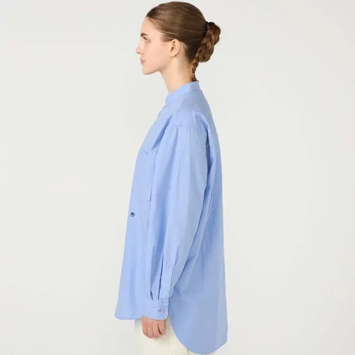 Band Collar Wind Shirt