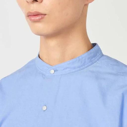Band Collar Wind Shirt
