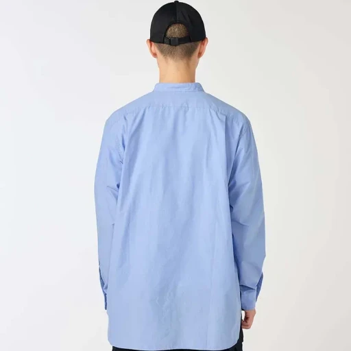 Band Collar Wind Shirt