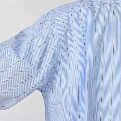 Regular Collar Stripe Wind Shirt