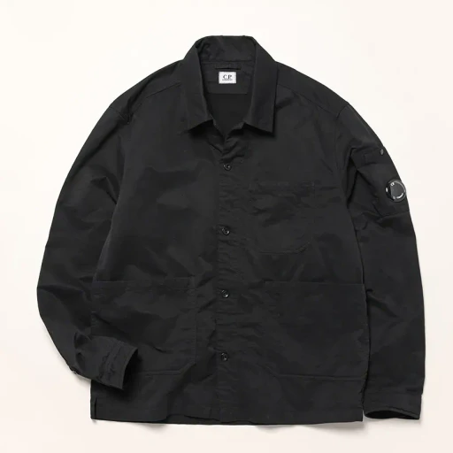 Overshirt In Diag Flatt Nylon