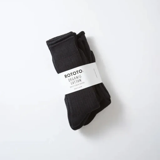 Organic Daily 3 Pack Crew Socks