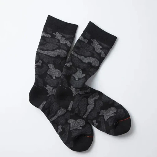 Pile Camo Crew Socks