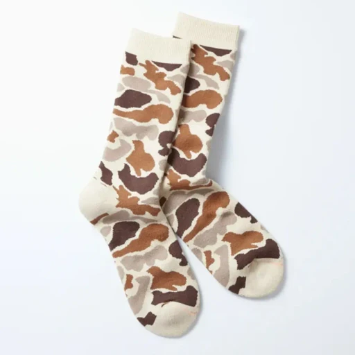 Pile Camo Crew Socks