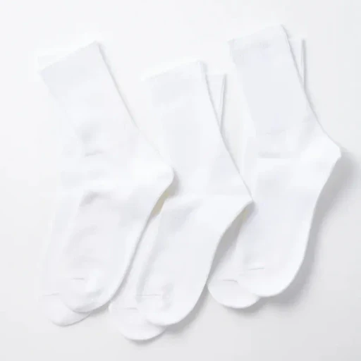 Organic Daily 3 Pack Ribbed Crew Socks