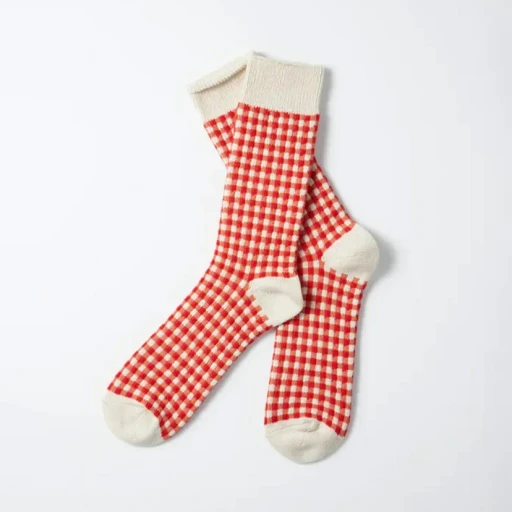 Gingham Check Socks
