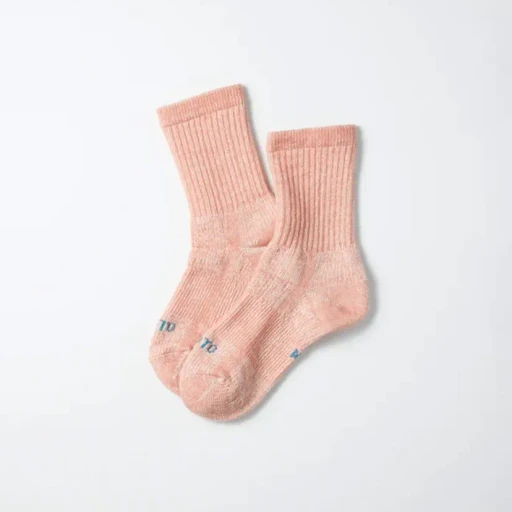 Double Face Mini Crew Socks Organic Cotton