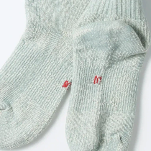 Double Face Mini Crew Socks Organic Cotton