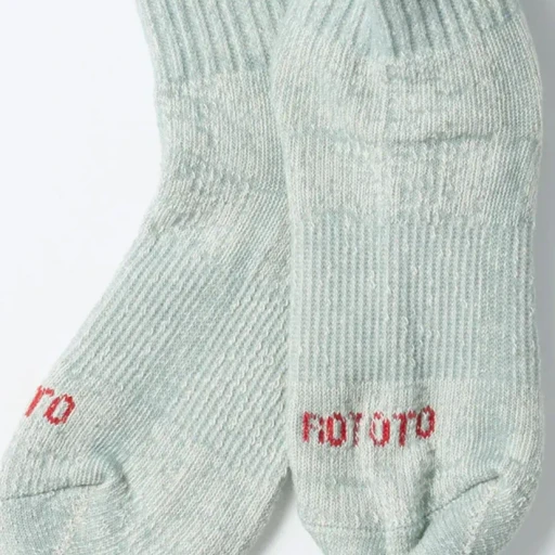 Double Face Mini Crew Socks Organic Cotton