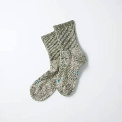 Double Face Mini Crew Socks Organic Cotton