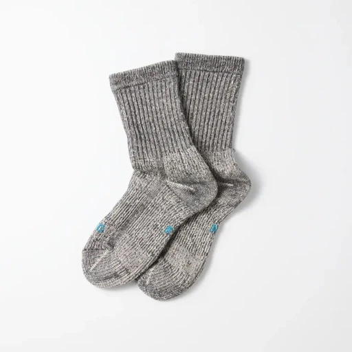 Double Face Mini Crew Socks Organic Cotton