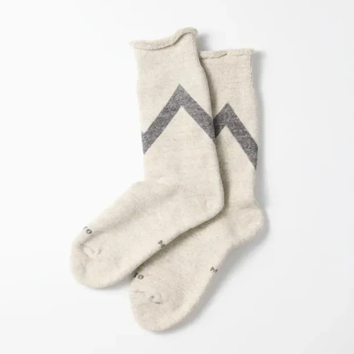 Raffy Sweat Socks Zig Zag