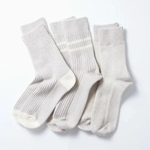 Recycled Cotton / Wool Daily 3 Pack Socks