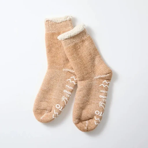 Double Faced Room Socks Shaggy Pile