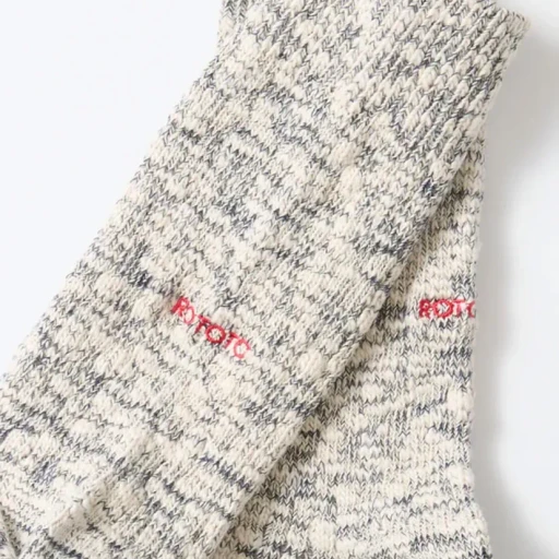Organic Cotton Slub Crew Socks
