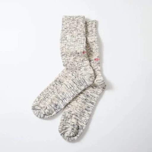 Organic Cotton Slub Crew Socks