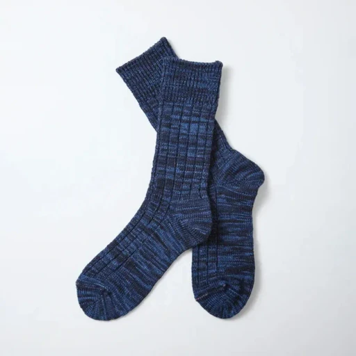 Organic Cotton Indigo Tone Socks