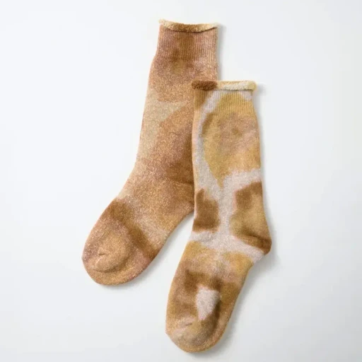 Tie Dye Pile Socks