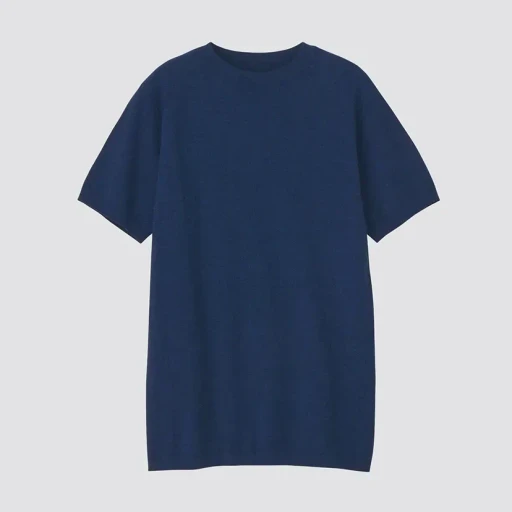 Basic Mid Wool Half Sleeve Crew