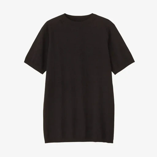 Basic Mid Wool Half Sleeve Crew