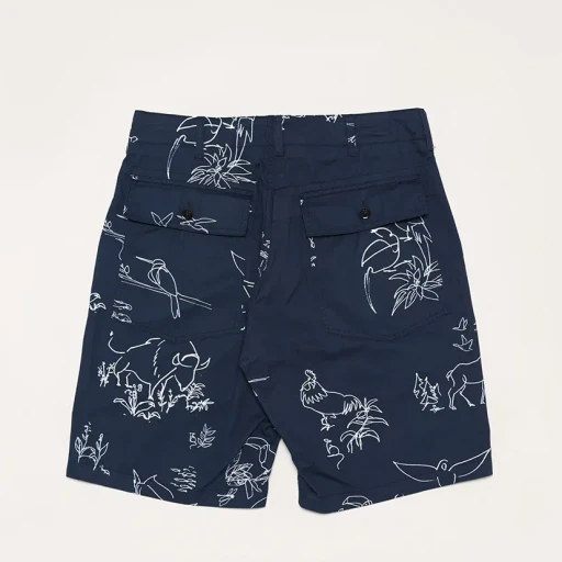 Fatigue Short - Animal Print 6.5Oz Flat Twill