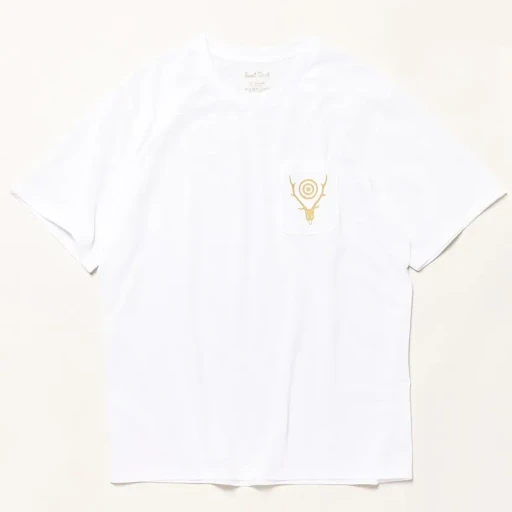 S/S Round Pocket Tee - Circle Horn