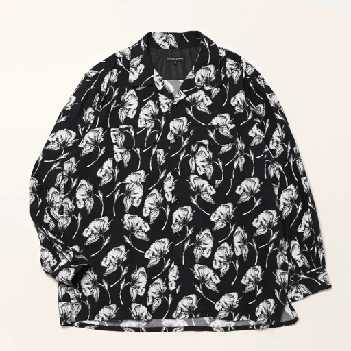 Classic Shirt - Cotton Brushed Floral Print